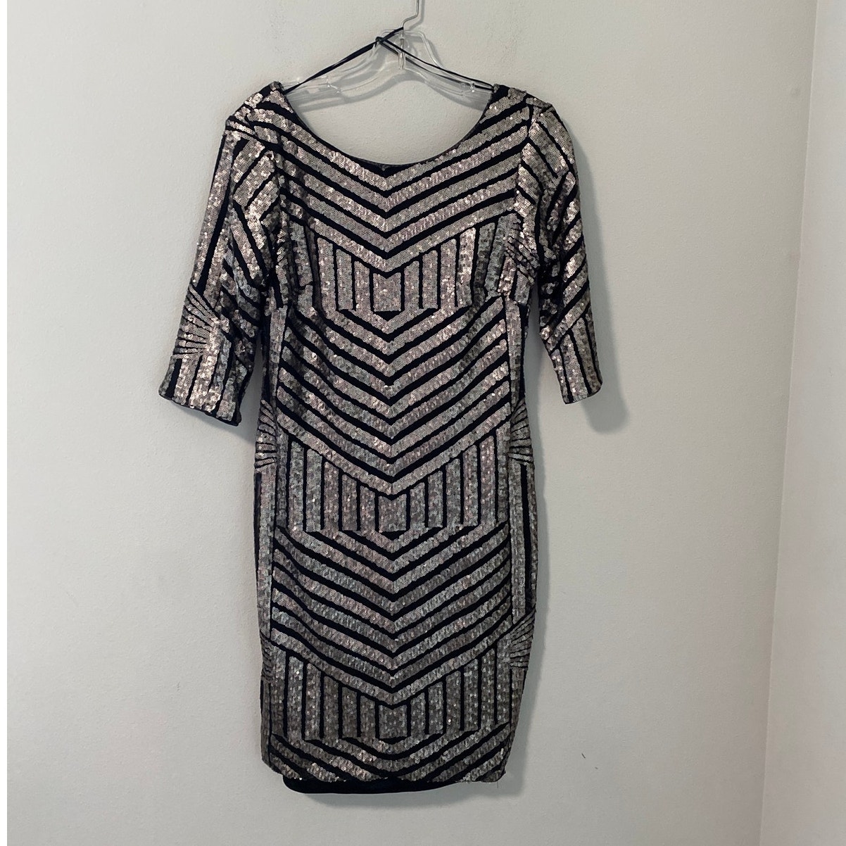 Nwt Bobbi + Bricka Sequin Party Cocktail Dress Size 6 Petite — image 2 of 4